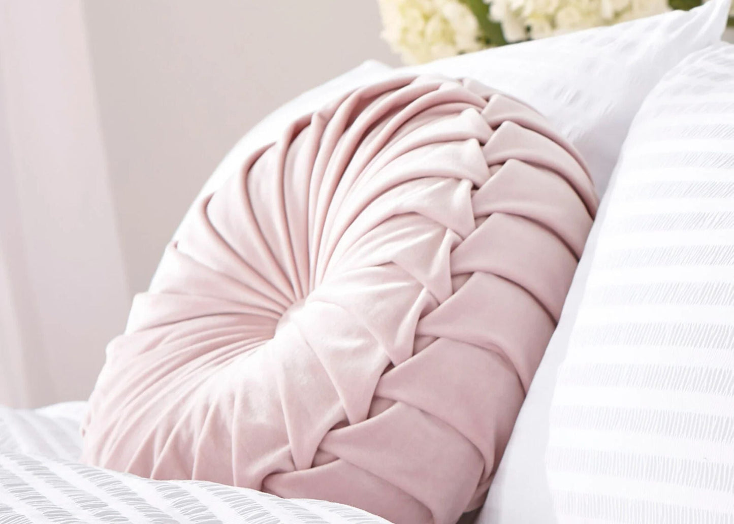 Laura Ashley "Rosanna" Decorative Filled Cushion - 35 x 14 cm