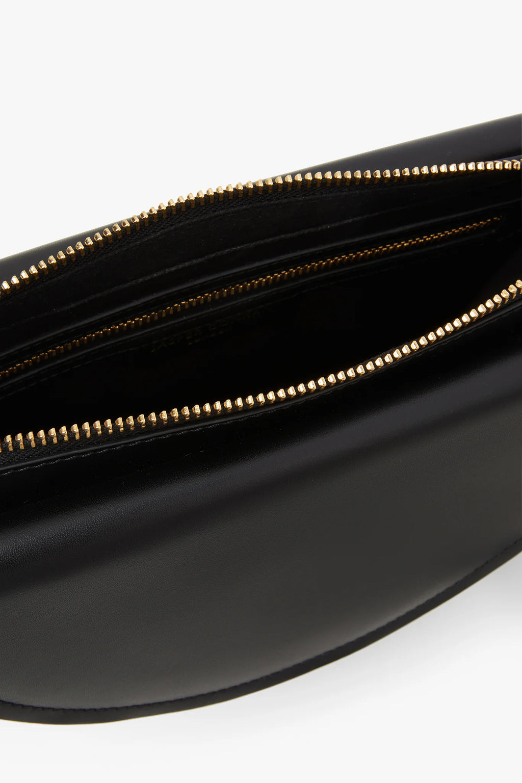 Jasper Conran "Darcey" Leather Double Flap Cross Body Bag in Black