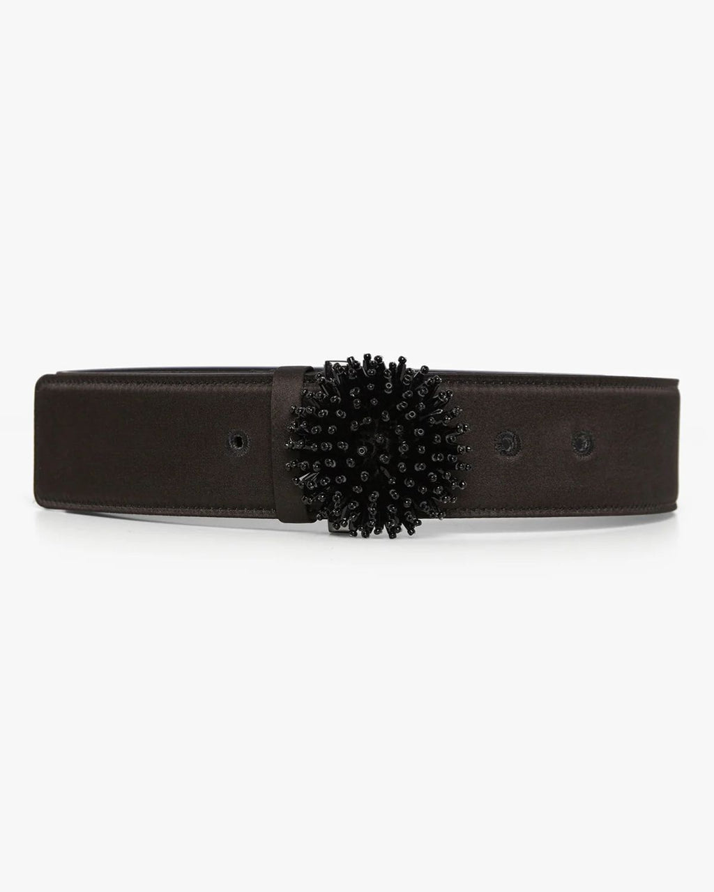 Jasper Conran "Ingrid" Wool Silk Belt in Black