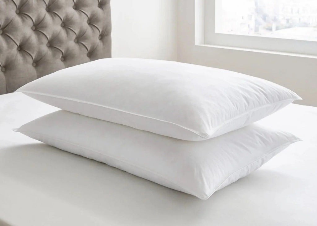 Bedeck of Belfast "Microfiber" Filled Pillows - Twin Pack 48x74cm