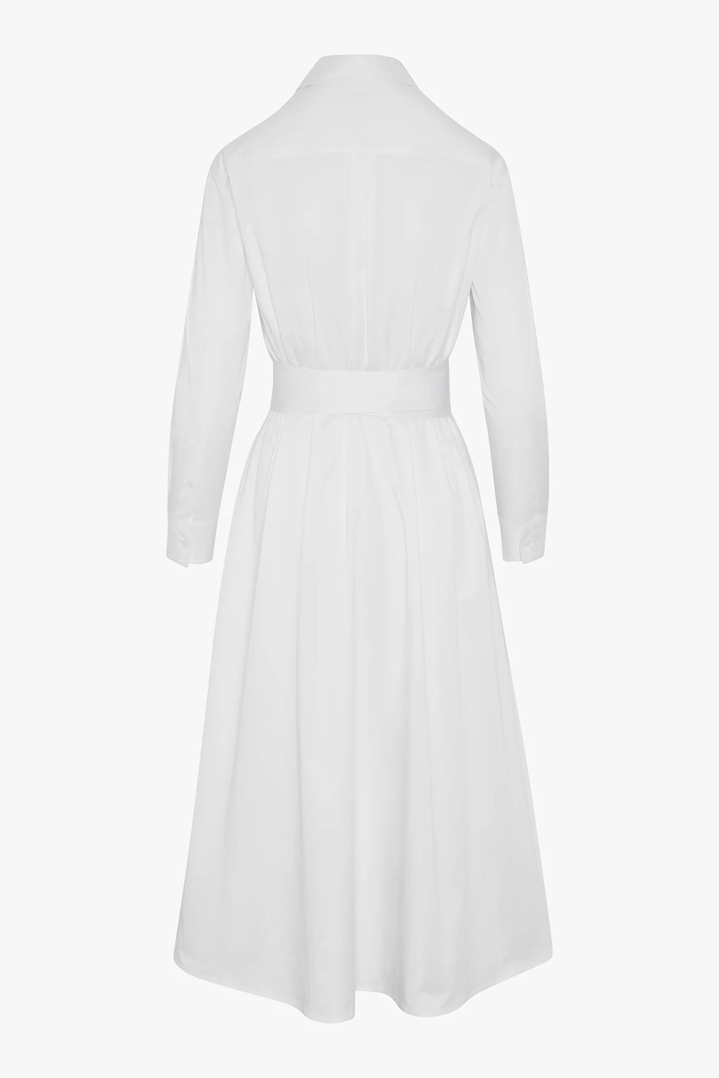 Jasper Conran "Blythe" Full Skirt Shirt Dress in White