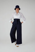 Felicia Broderie Shirt in White