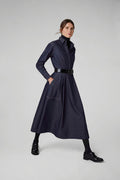 Faye Denim Button Through Shirt in Blue