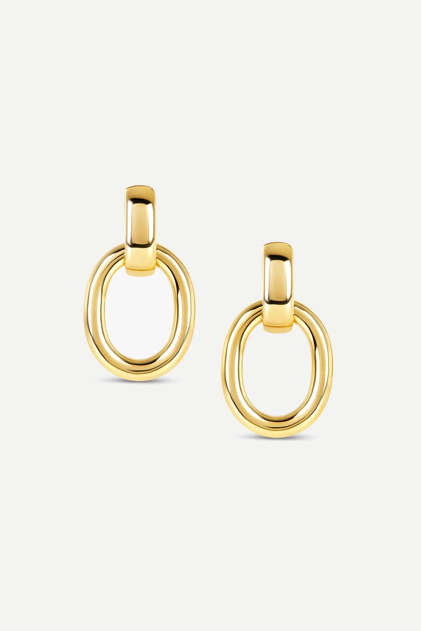 Jasper Conran "Gwyneth" Chain Earrings in Gold