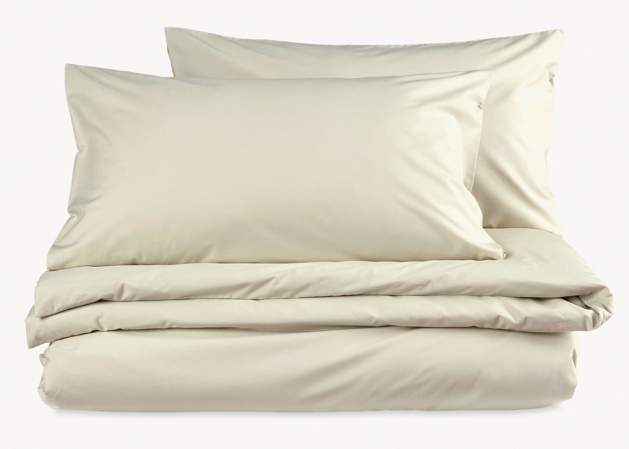Christy "200TC Organic" Plain Dyed Sheets & Duvet Covers in Hazelnut