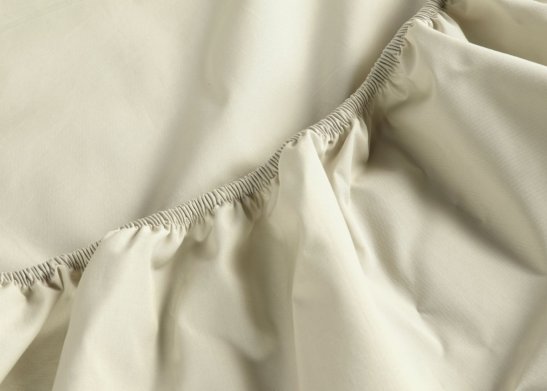 Christy "200TC Organic" Plain Dyed Sheets & Duvet Covers in Hazelnut