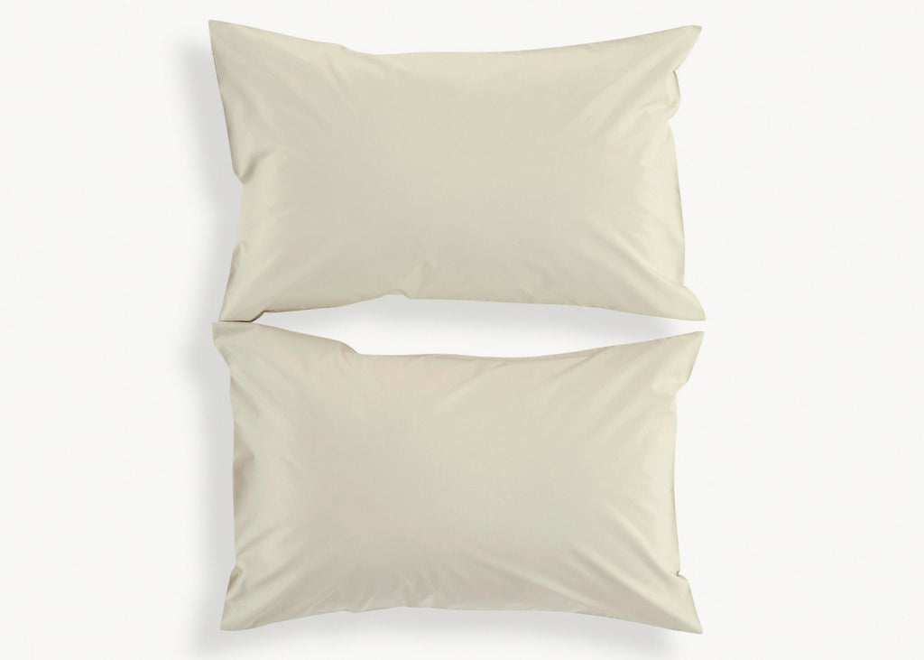 Christy "200TC Organic" Plain Dyed Sheets & Duvet Covers in Hazelnut