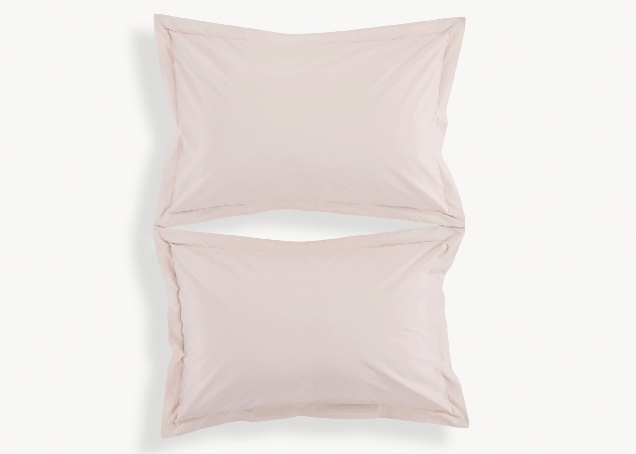Christy "200TC Organic" Plain Dyed Sheets & Duvet Covers in Powder Pink