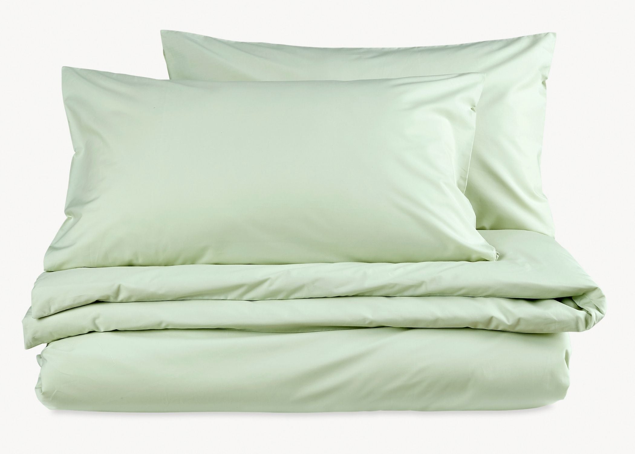Christy "200TC Organic" Plain Dyed Sheets & Duvet Covers in Sage Green