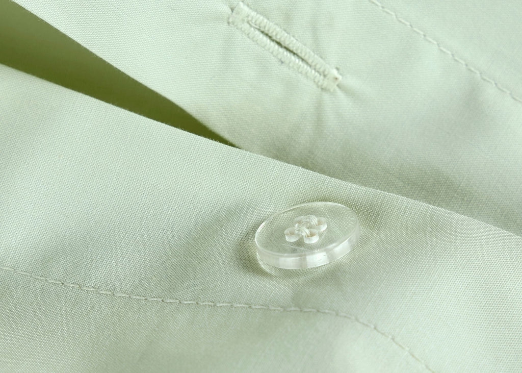 Christy "200TC Organic" Plain Dyed Sheets & Duvet Covers in Sage Green