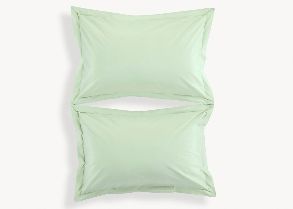 Christy "200TC Organic" Plain Dyed Sheets & Duvet Covers in Sage Green