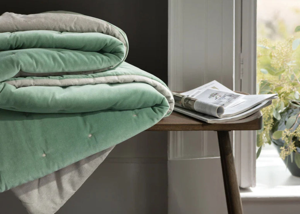 Christy "Jaipur" Throw in Jade