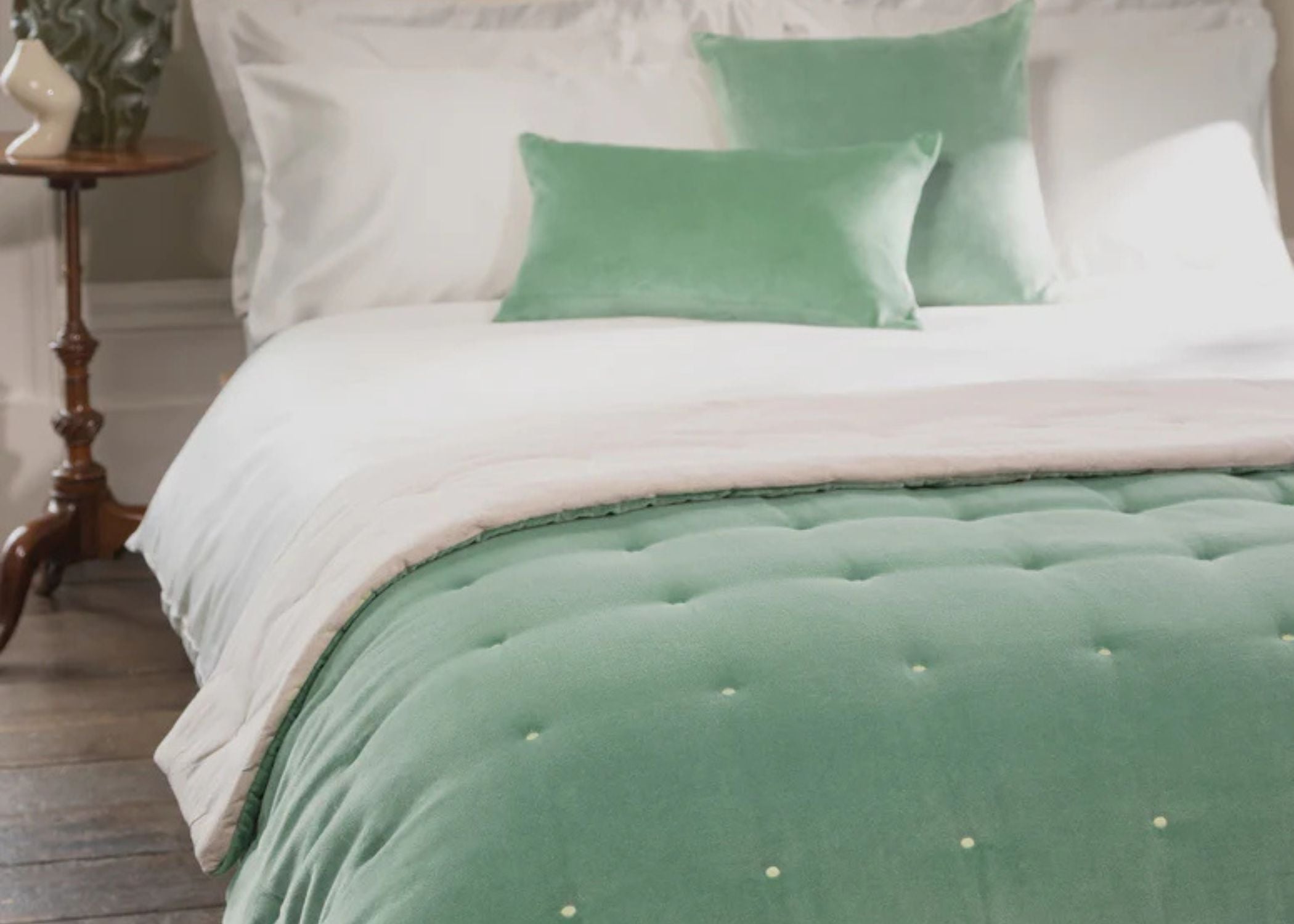 Christy "Jaipur" Throw in Jade