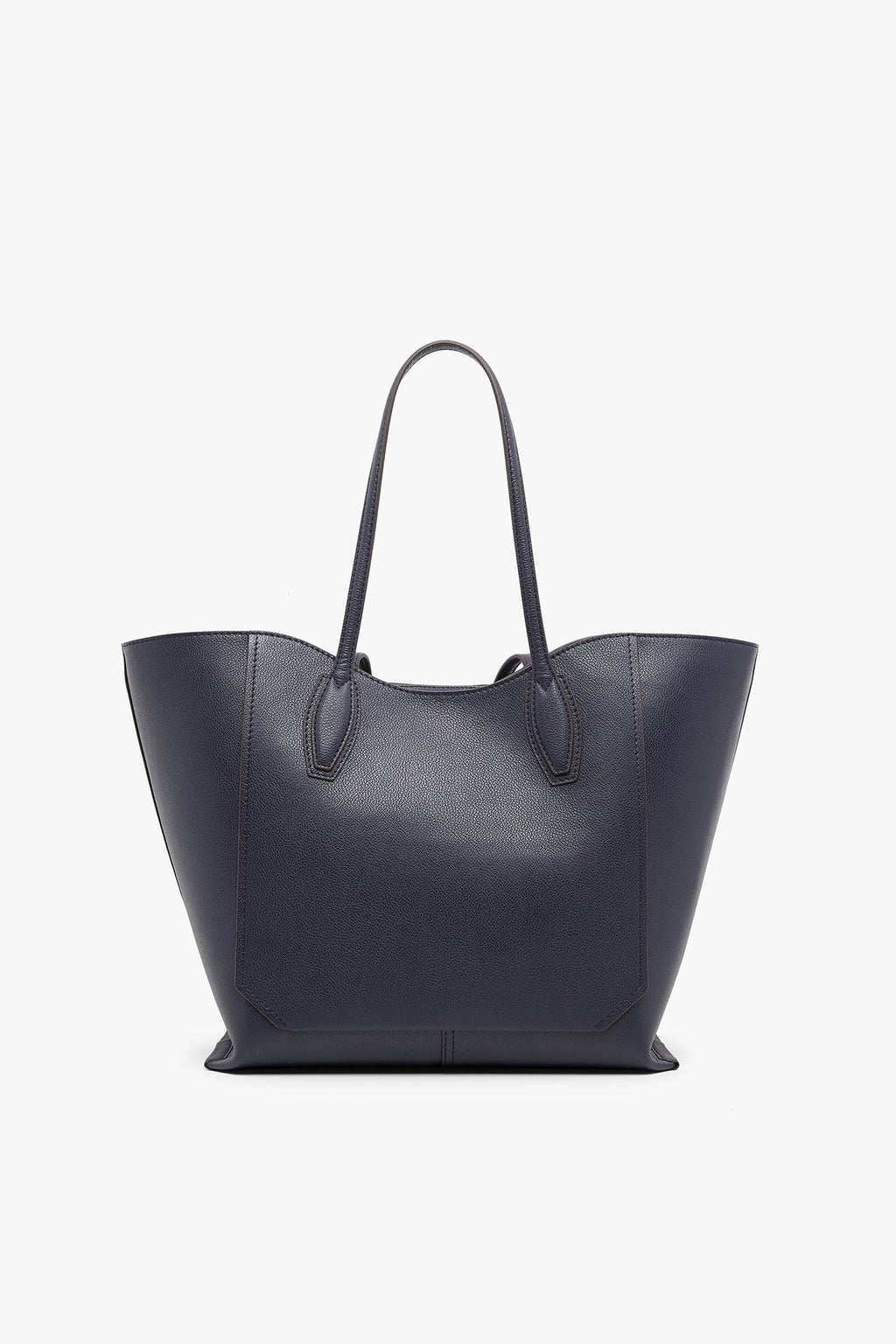 Jasper Conran "Bryn" Leather Tote Bag in Navy