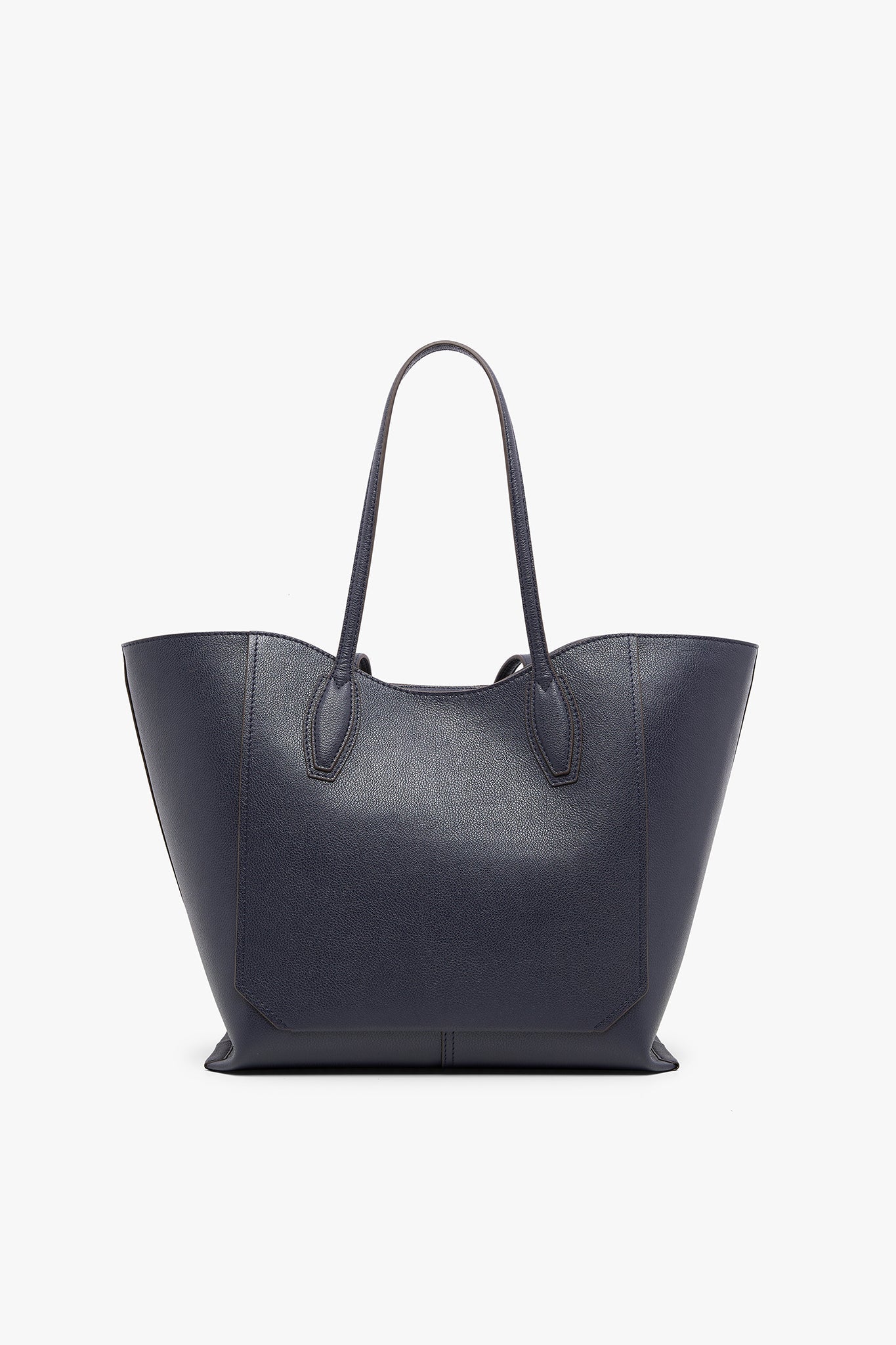 Jasper Conran "Bryn" Leather Tote Bag in Navy