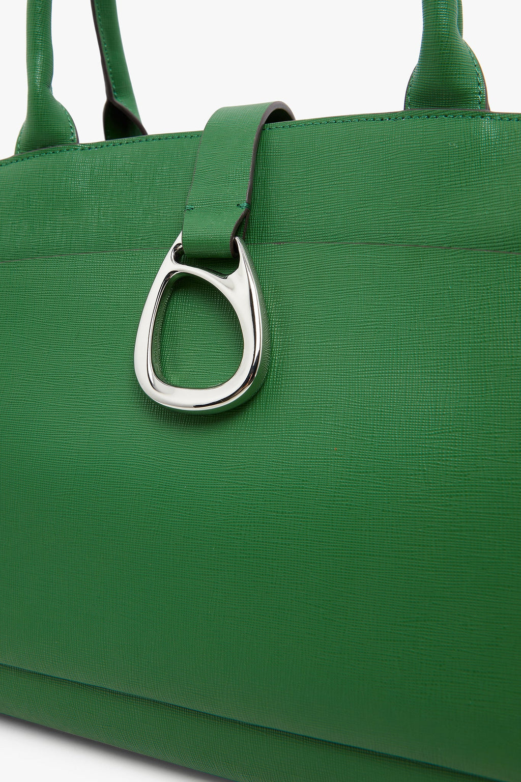 Jasper Conran "Bee" Leather Tote in Green