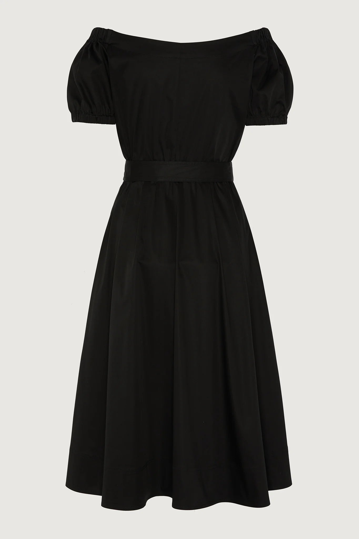 Jasper Conran "Fen Bardot" Full Skirt Dress in Black