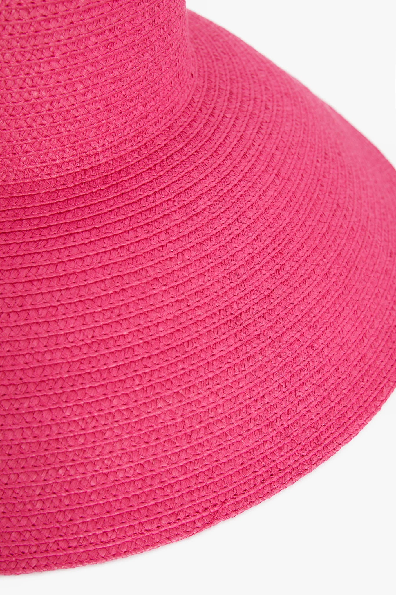 Jasper Conran "Filippa" Wide Brim Straw Hat in Pink