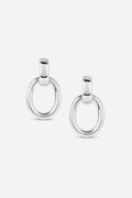 Jasper Conran "Gwyneth" Chain Earrings in Silver