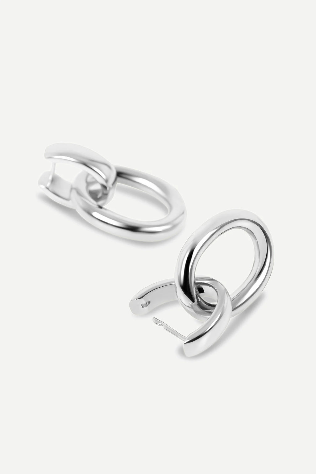 Jasper Conran "Gwyneth" Chain Earrings in Silver