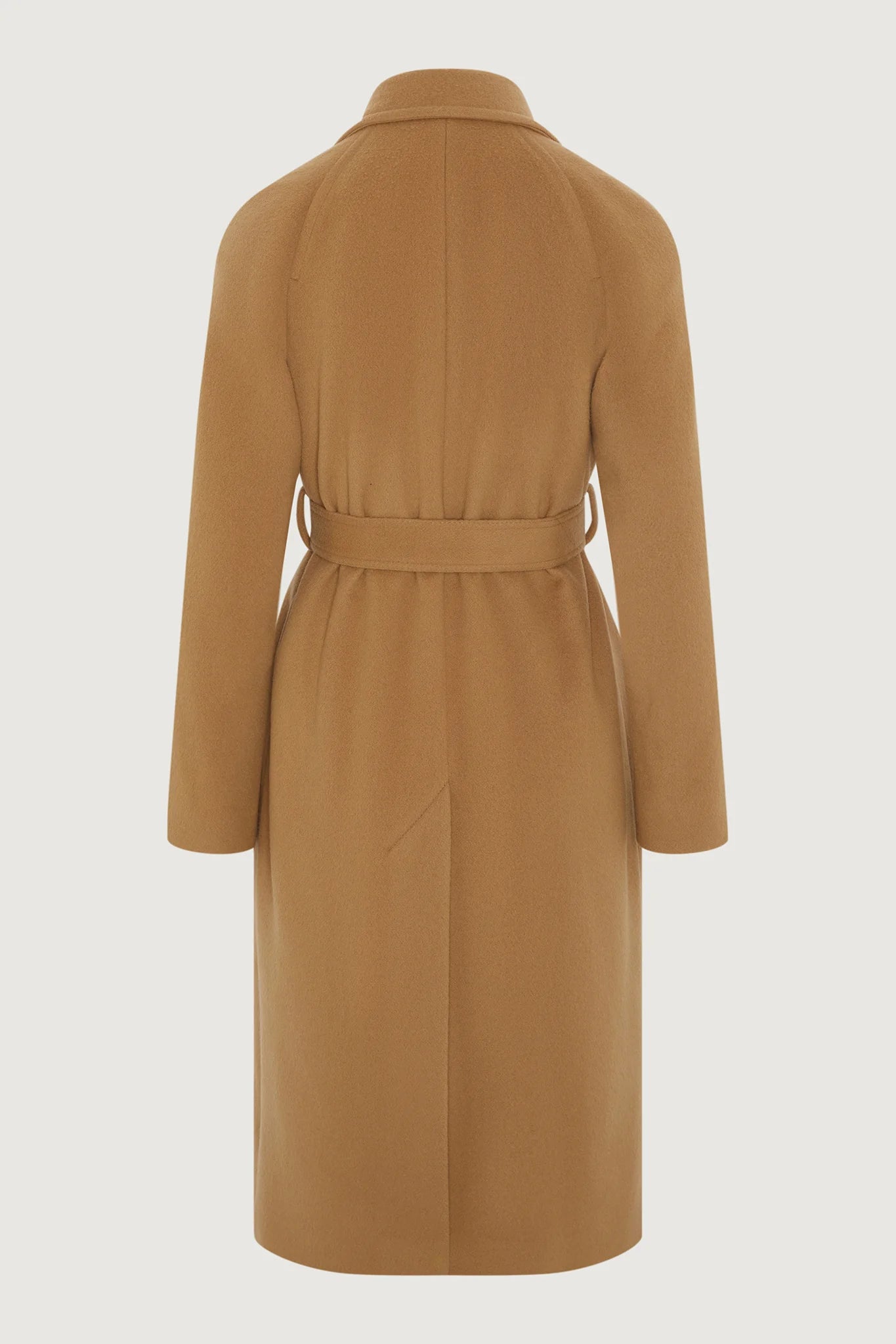Jasper Conran "Geraldine" Wool Blend Long Coat in Camel