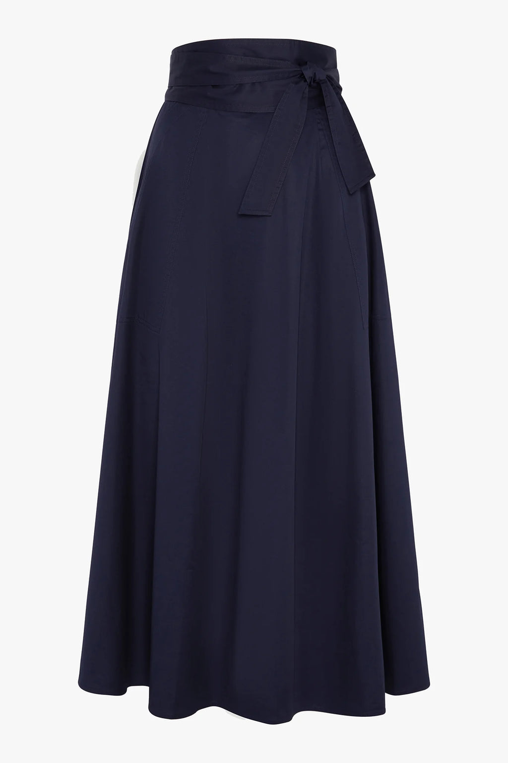 Jasper Conran "Florry" Maxi Full Skirt Cotton in Navy