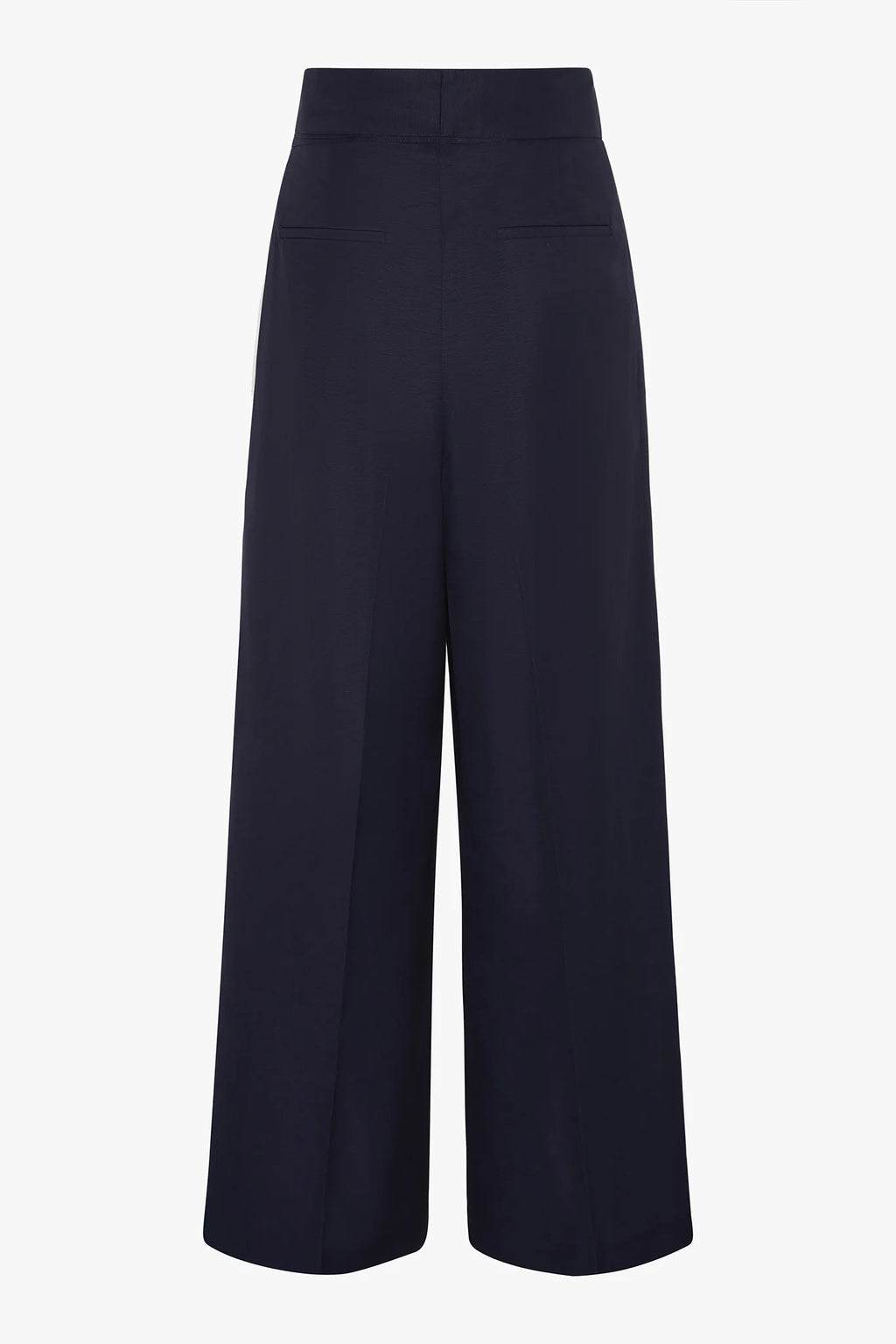 Jasper Conran "Hannah" Wide Leg Linen Blend Trouser in Navy