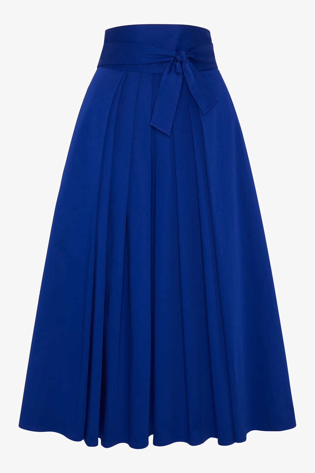 Jasper Conran "Henrietta" Inverted Pleat Skirt in Blue