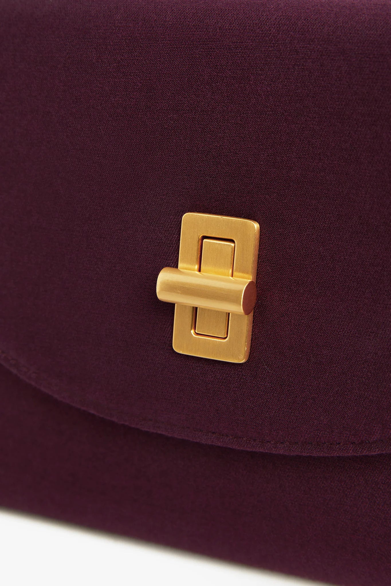 Jasper Conran "Gigi" Wool Silk Clutch Bag in Berry