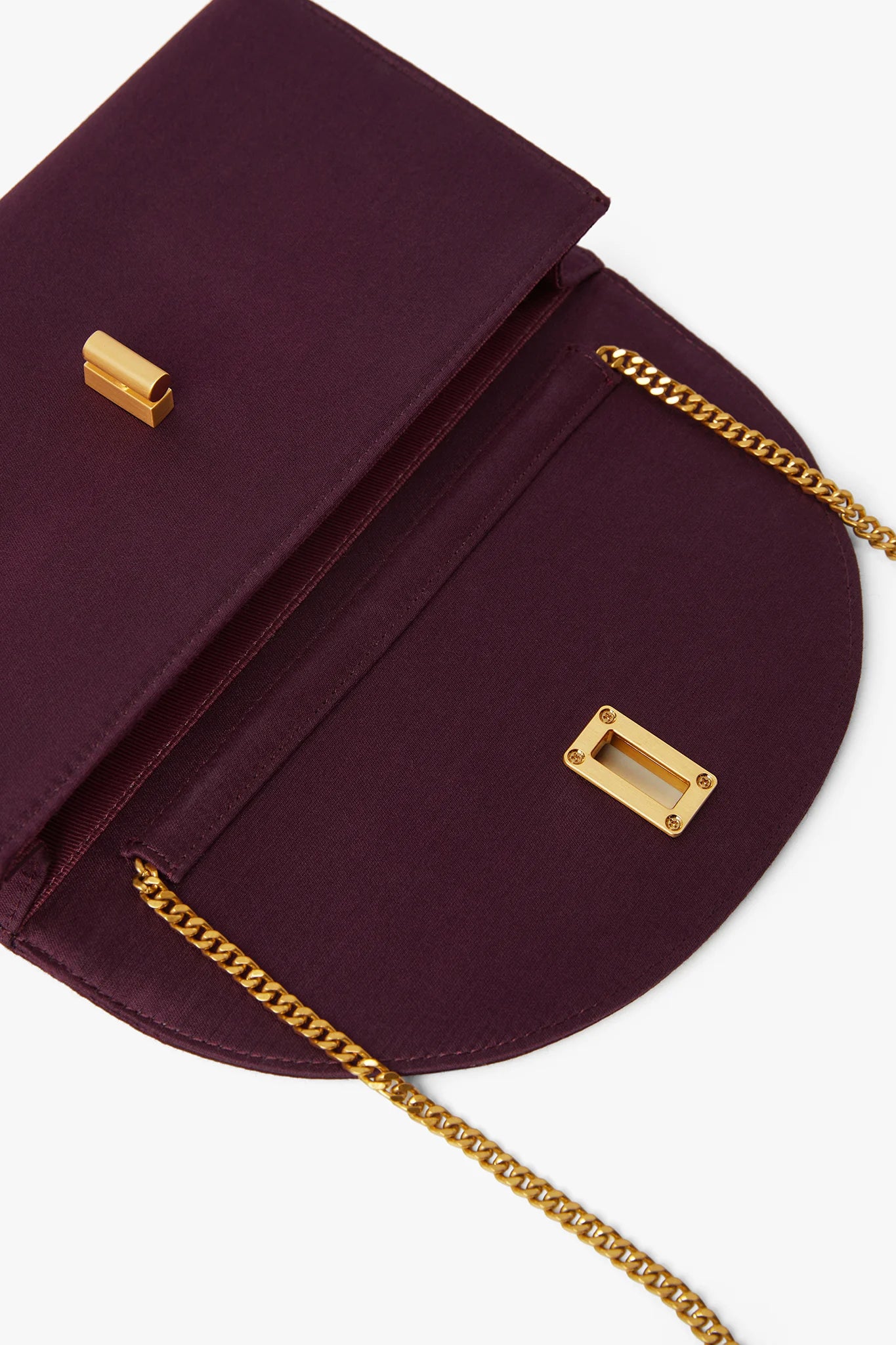 Jasper Conran "Gigi" Wool Silk Clutch Bag in Berry