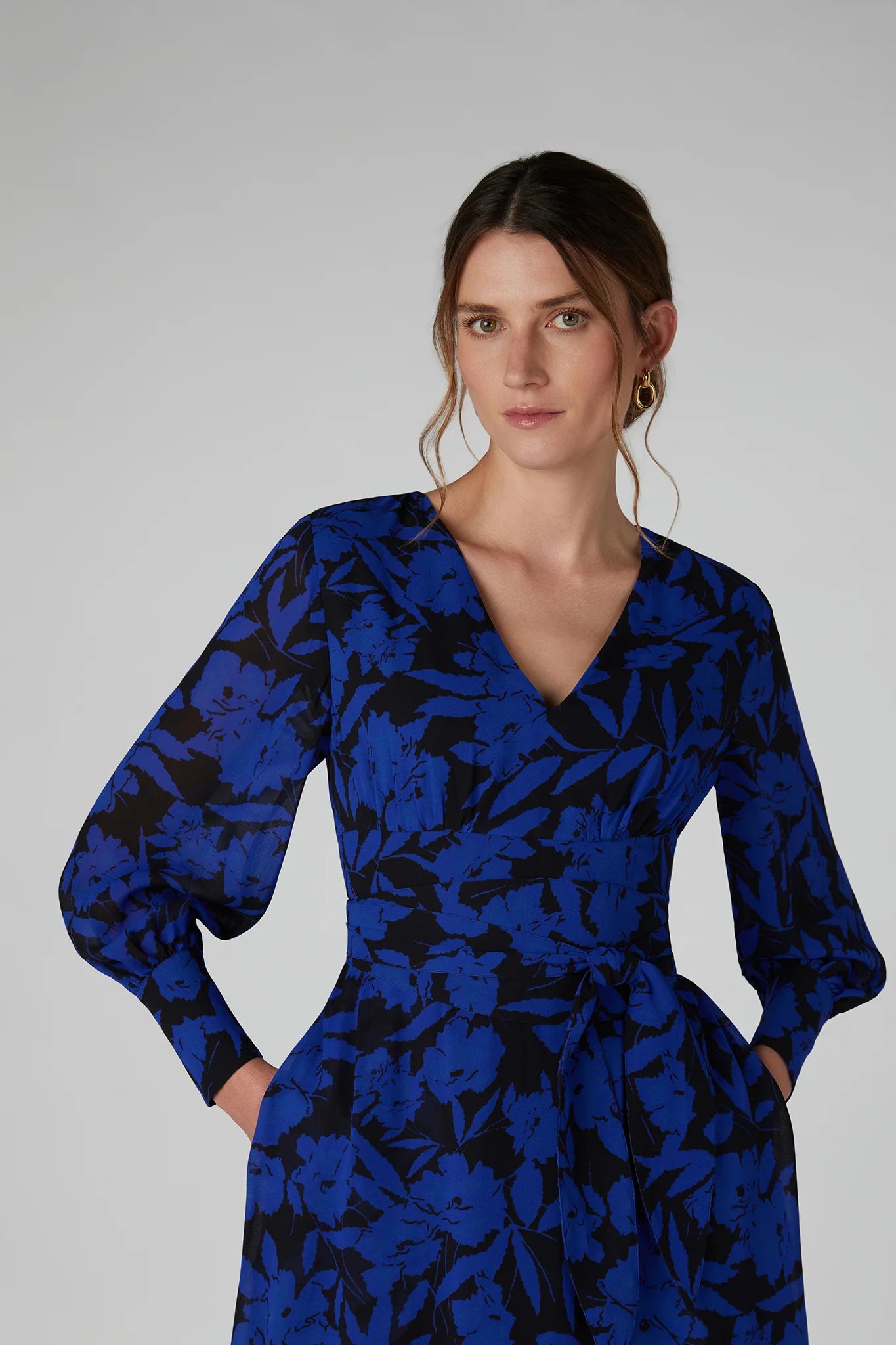 Jasper Conran "Gwyneth" Chain Earrings in Gold