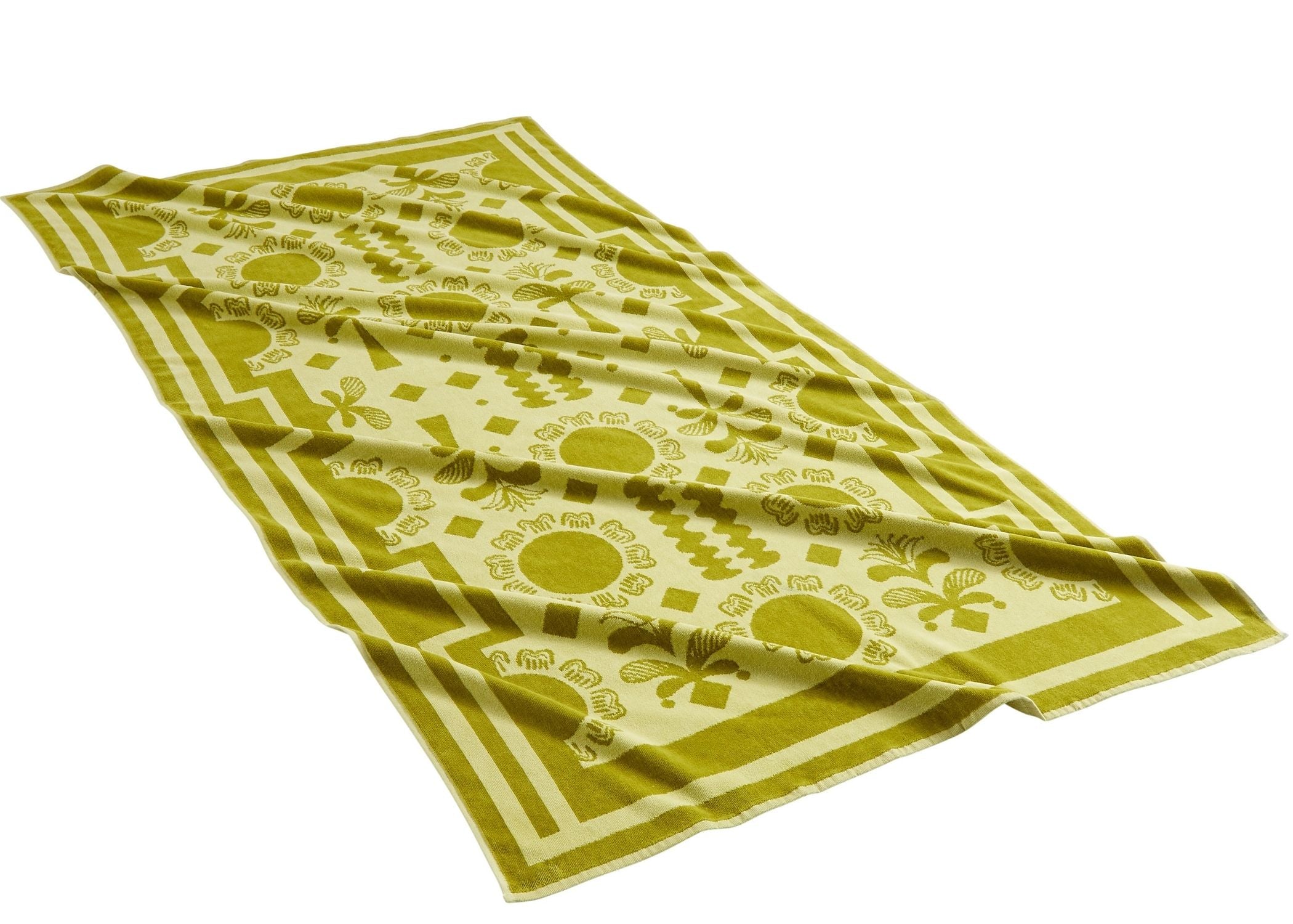 Christy "Amalfi" Beach Towel in Key Lime
