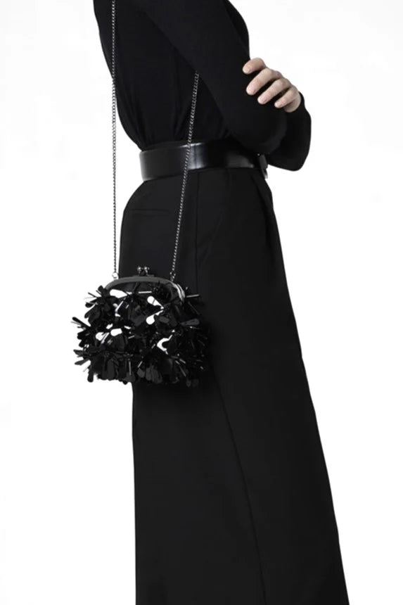 Jasper Conran "Giavanna" Sequin Clutch in Black