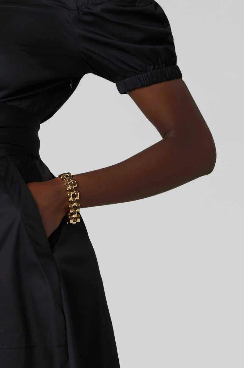 Jasper Conran "Greta" Watch Chain Bracelet in Gold