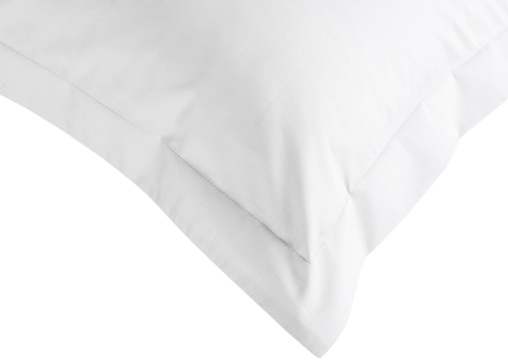 Christy "200TC Organic" Plain Dyed Sheets & Duvet Covers in White