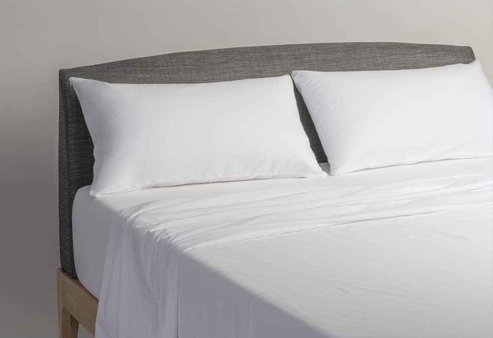 Velfont "Eco Aqua" Standard Pillow Protector in White