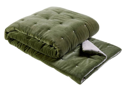 Christy "Jaipur" Throw in Olive