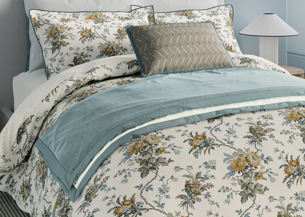 Bedeck of Belfast "Sybill" Duvet Cover Set in Duck Egg