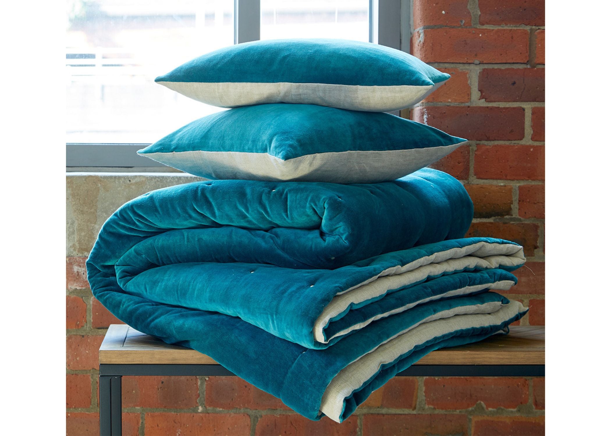 Christy "Jaipur" Throw in Peacock