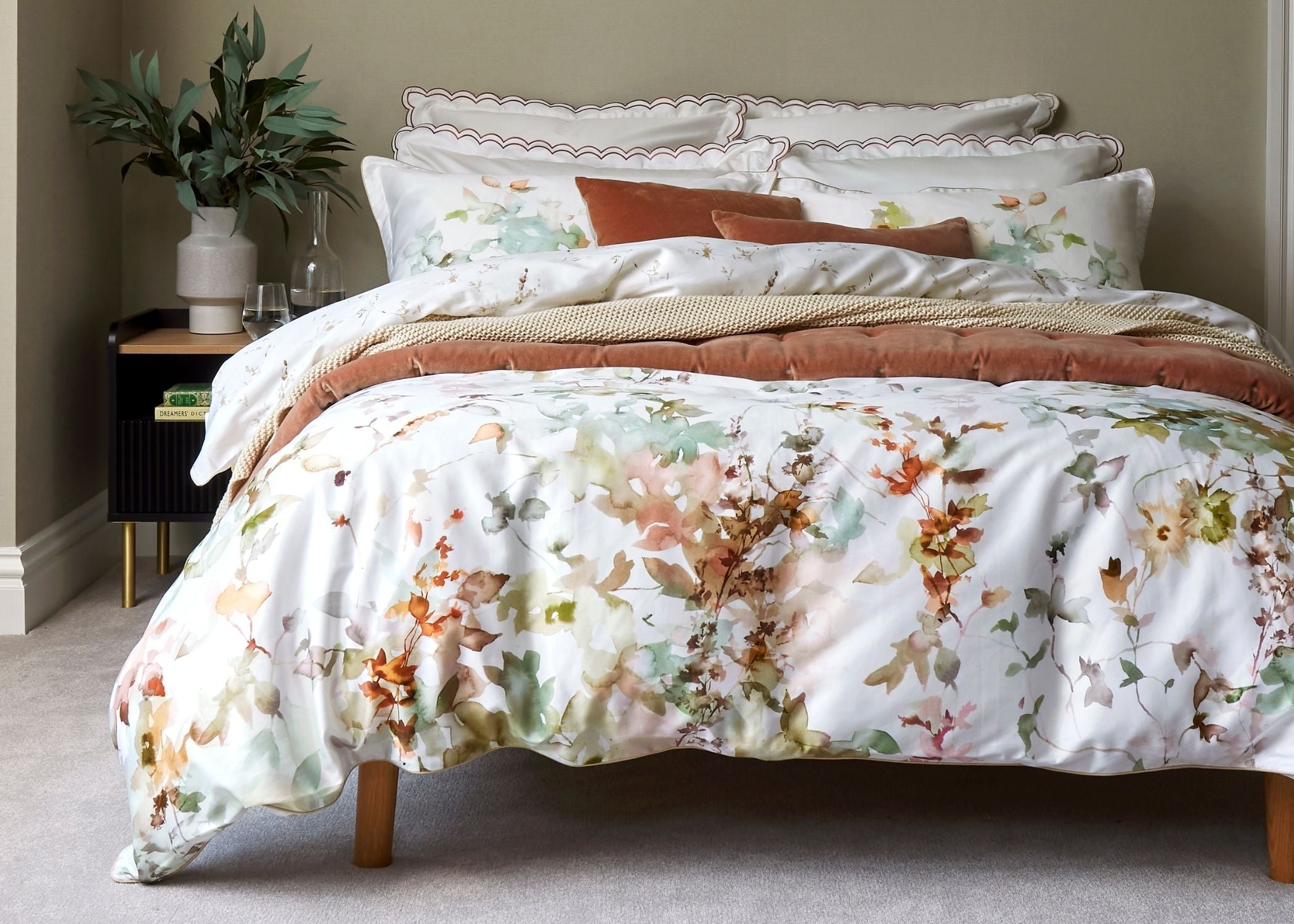Christy "Botanical" Comforter Sets in Sage