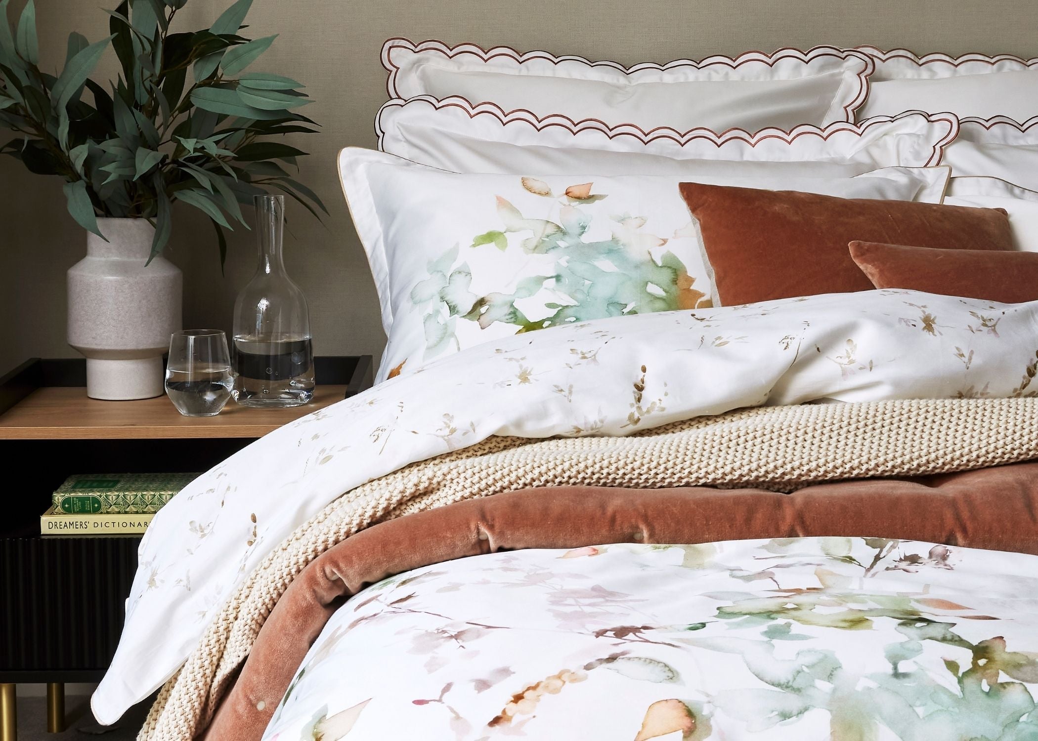 Christy "Botanical" Comforter Sets in Sage