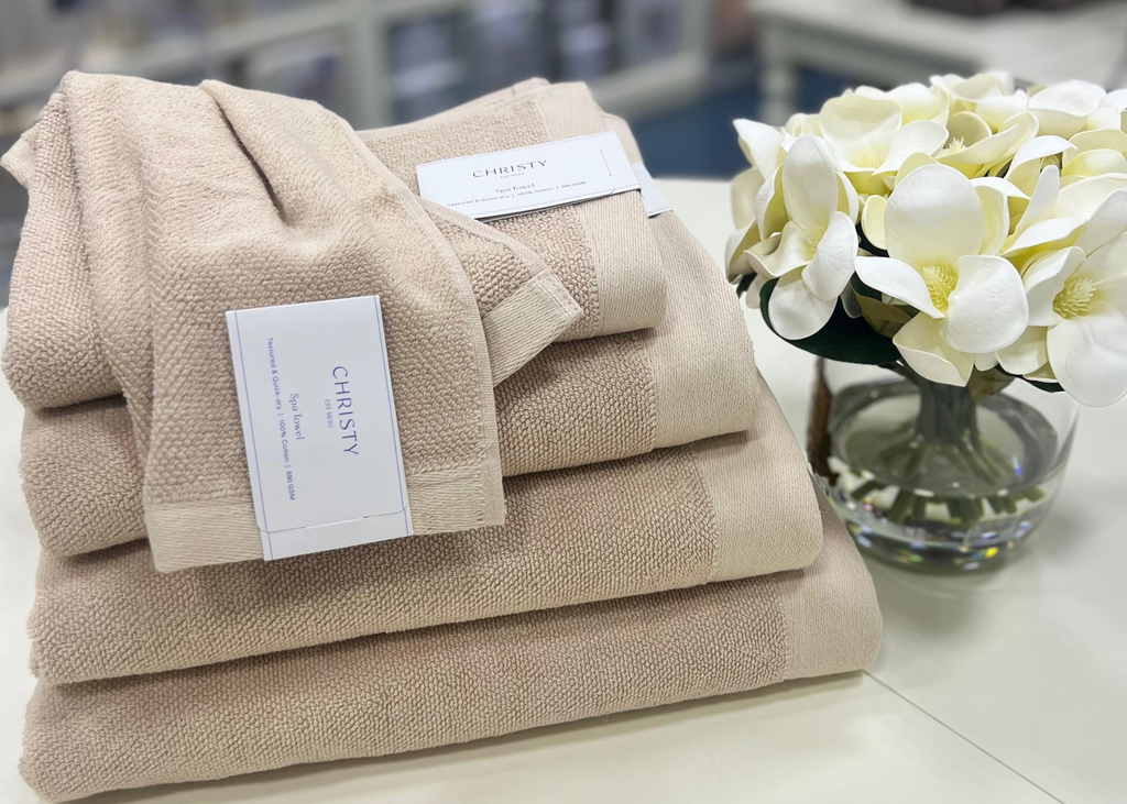 Christy "Spa" Bath Towels Collection in Stone