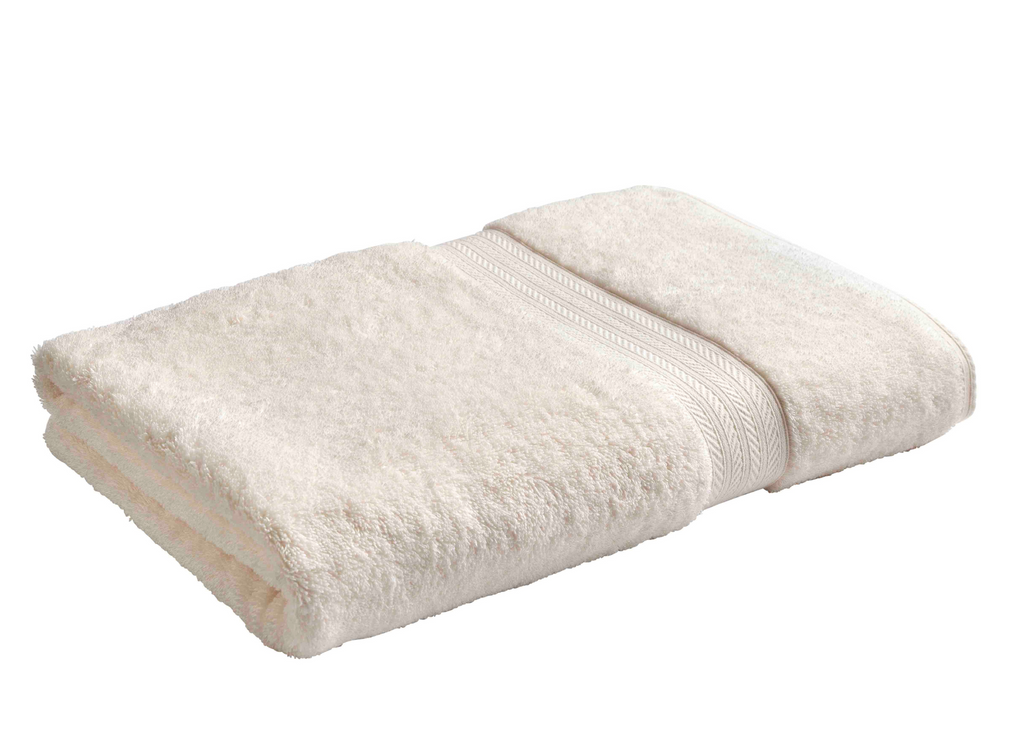 Christy "Renaissance" Egyptian Cotton Bath Towels Collection in Parchment (Cream)