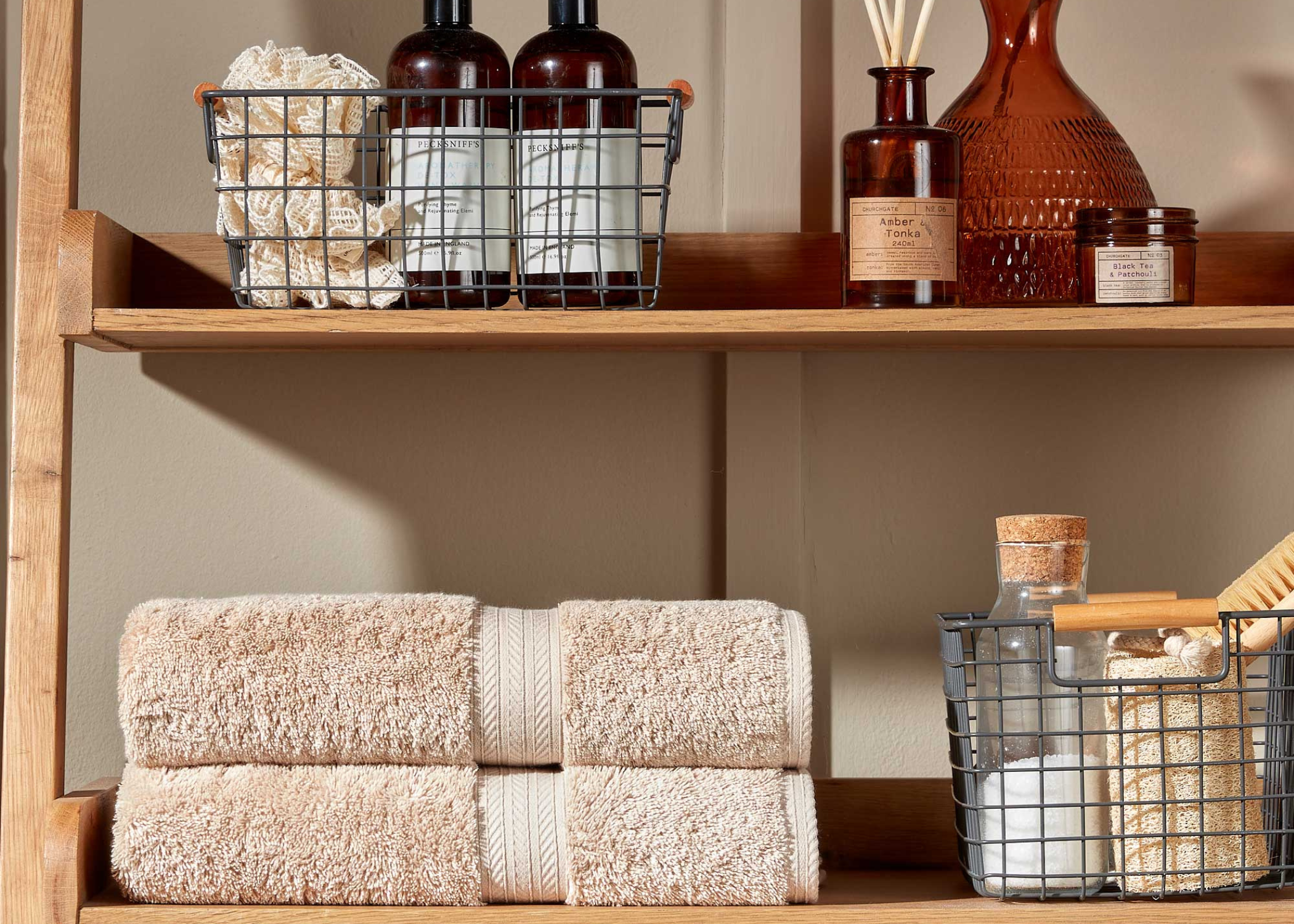 Christy "Renaissance" Egyptian Cotton Bath Towels Collection in Driftwood
