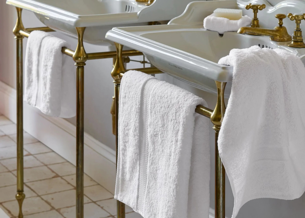 Christy "Renaissance" Egyptian Cotton Bath Towels Collection in White