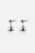Jasper Conran "Gwendolyn" Short Ball Earrings in Silver