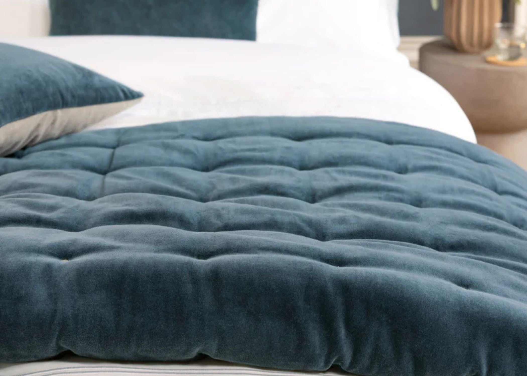 Christy "Jaipur" Throw in Ink Blue