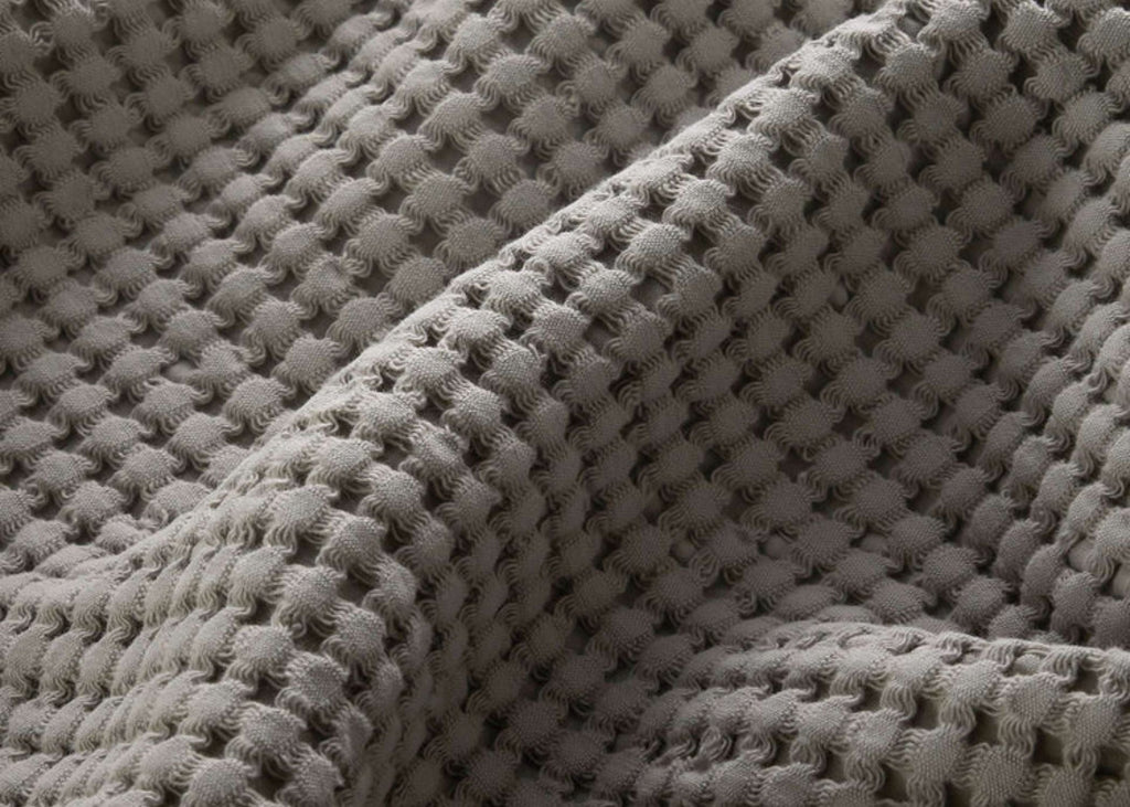 Christy "Waffle" Bath Towel Collections in Dove Grey