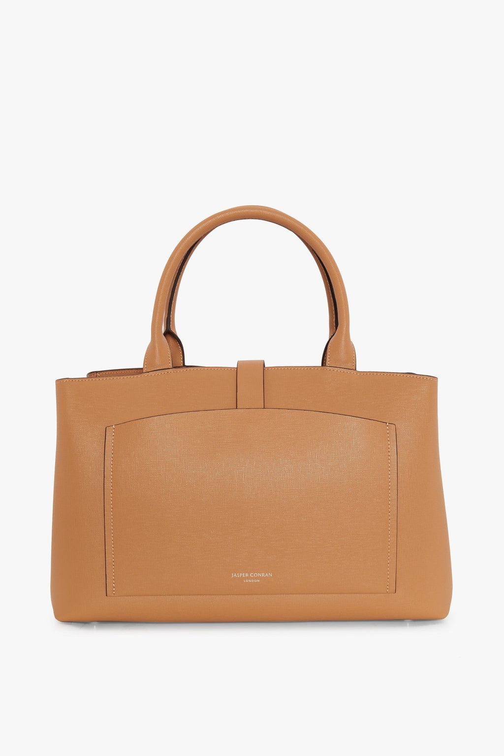 Jasper Conran "Bee" Leather Tote in Camel