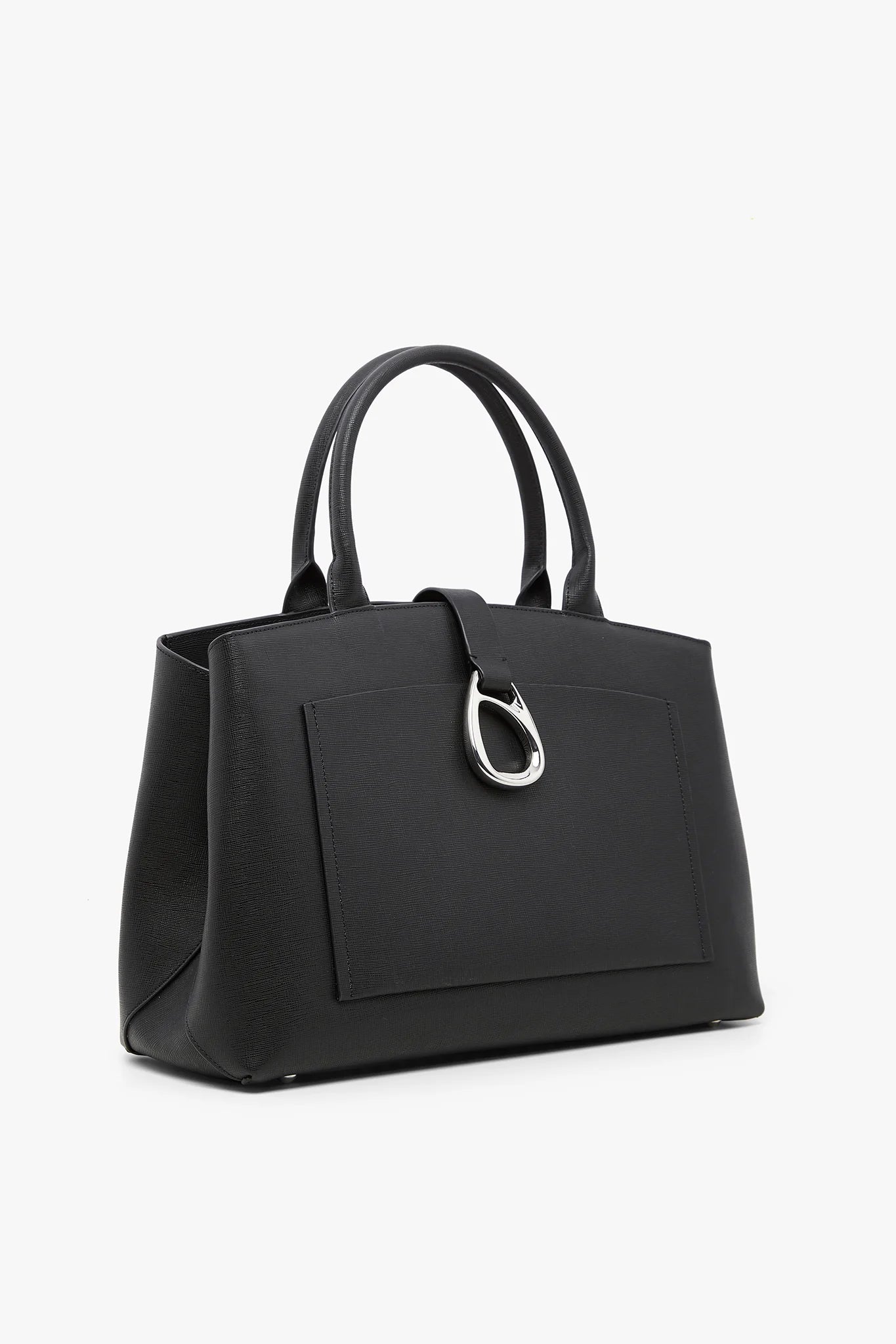 Jasper Conran "Bee" Leather Tote in Black